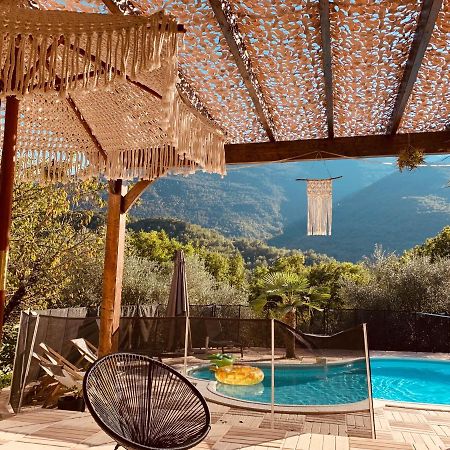 Petit 2P au coeur des montagnes avec spa Puget-Théniers Extérieur photo