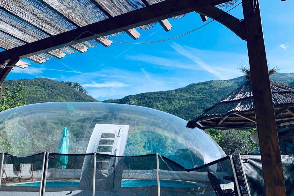 Petit 2P au coeur des montagnes avec spa Puget-Théniers Extérieur photo
